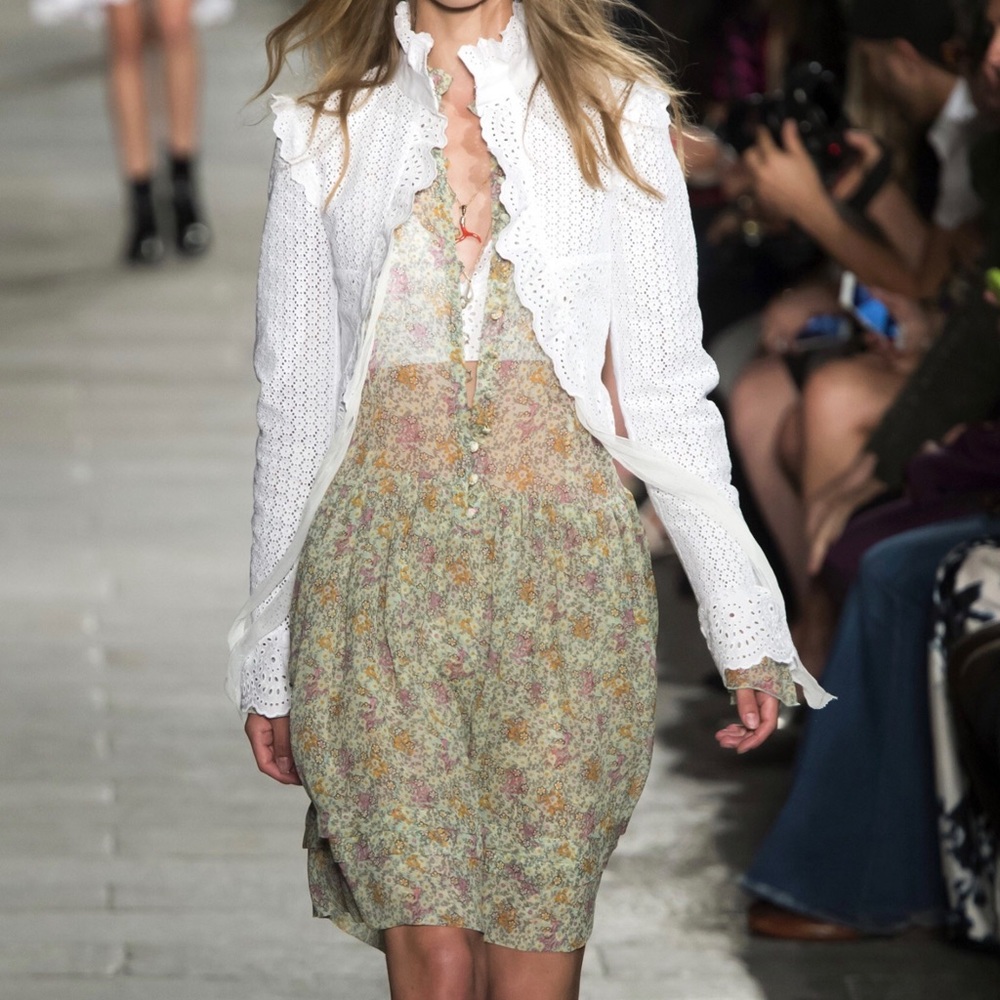Philosophy di Lorenzo Serafini silk dress ditsy floral